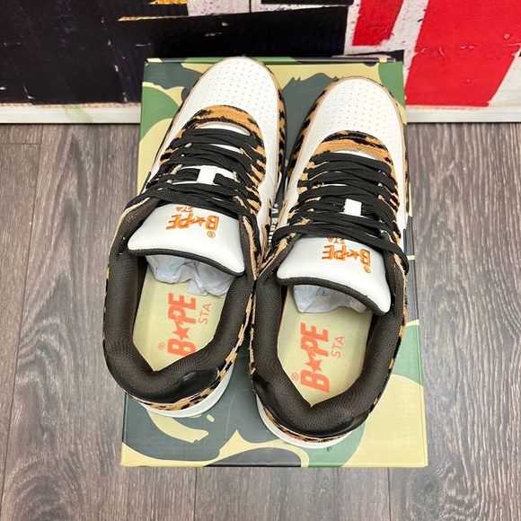Bape Roadsta Year of the Tiger Camo Off White Black A Bathing Ape 1I20-291-003 - Picture 5 of 11
